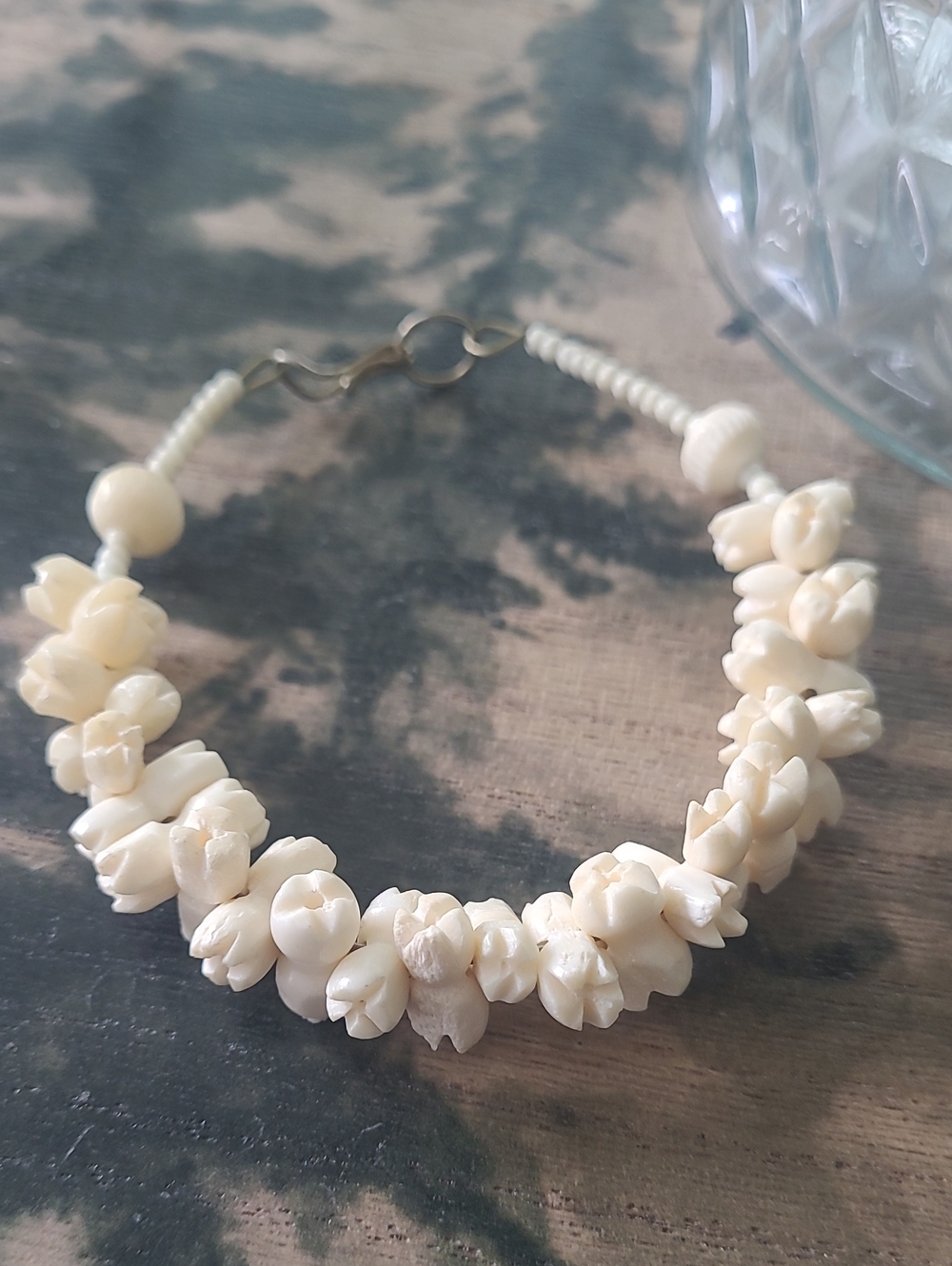 Cream-colored pikake Bracelet